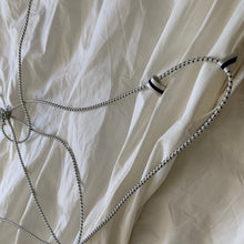 Load image into Gallery viewer, ss2004 Issey Miyake White Bungee Cord Long Raincoat - Size M