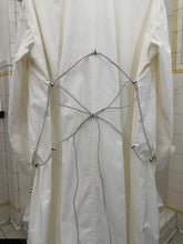 Load image into Gallery viewer, ss2004 Issey Miyake White Bungee Cord Long Raincoat - Size M