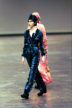 Load image into Gallery viewer, aw1999 Issey Miyake Crinkled Iridescent Bolero Top - Size Women's L