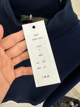 Load image into Gallery viewer, 1990s Katharine Hamnett Mock Neck Logo Sweatshirt - Size M