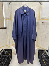 Load image into Gallery viewer, 1980s Issey Miyake Purple Polyurethane Coated Cotton Squid Coat - Size M