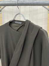 Load image into Gallery viewer, 1980s Issey Miyake Ribbed Draped Shoulder Sash Sweater - Size M
