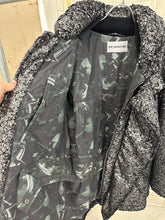 Load image into Gallery viewer, aw1997 Issey Miyake Silver Painted Boiled Wool Astro Parka - Size L