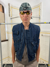 Load image into Gallery viewer, 1980s Katharine Hamnett Denim Cargo Vest - Size L