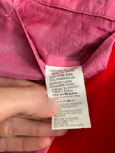 Load image into Gallery viewer, aw2009 Yohji Yamamoto Vibrant Red Reversible Chester Coat with Yuzen Dyed Jaguar Lining - Size L