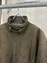 Load image into Gallery viewer, 1980s Marithe Francois Girbaud x Compagnie Des Montagnes &amp; Des Forets Brown Leather Biker Jacket - Size L