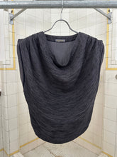 Load image into Gallery viewer, 1980s Issey Miyake Textured Cowl Neck Tank Top - Size Women's JP 9