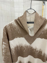 Load image into Gallery viewer, 1980s Issey Miyake Cowl Neck Dye Print Sweatshirt - Size M