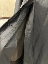 Load image into Gallery viewer, 1980s Issey Miyake Dark Brown Polyurethane Coated Cotton Squid Coat - Size S