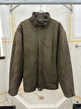 Load image into Gallery viewer, 1980s Marithe Francois Girbaud x Compagnie Des Montagnes &amp; Des Forets Brown Leather Biker Jacket - Size L