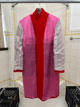 Load image into Gallery viewer, aw2009 Yohji Yamamoto Vibrant Red Reversible Chester Coat with Yuzen Dyed Jaguar Lining - Size L