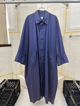 Load image into Gallery viewer, 1980s Issey Miyake Purple Polyurethane Coated Cotton Squid Coat - Size M