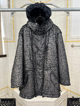 Load image into Gallery viewer, aw1997 Issey Miyake Silver Painted Boiled Wool Astro Parka - Size L