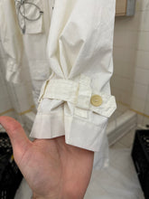 Load image into Gallery viewer, ss2004 Issey Miyake White Bungee Cord Long Raincoat - Size M
