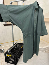 Load image into Gallery viewer, 1980s Issey Miyake Aqua Polyurethane Coated Cotton Squid Coat - Size M/L