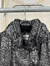 Load image into Gallery viewer, aw1997 Issey Miyake Silver Painted Boiled Wool Astro Parka - Size L