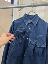 Load image into Gallery viewer, 1980s Katharine Hamnett Multi Pocket Denim Shirt - Size L