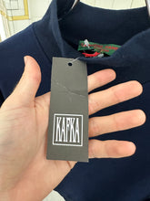 Load image into Gallery viewer, 1990s Katharine Hamnett Mock Neck Logo Sweatshirt - Size M