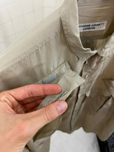 Load image into Gallery viewer, 1980s Katharine Hamnett Silk Multi-Pocket Cargo Shirt - Size M