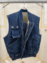 Load image into Gallery viewer, 1980s Katharine Hamnett Denim Cargo Vest - Size L