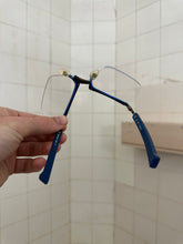 Load image into Gallery viewer, 2000s Issey Miyake x Alain Mikli Mutli-fold Blue Sunglasses - Size OS