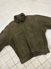 Load image into Gallery viewer, 1980s Marithe Francois Girbaud x Compagnie Des Montagnes &amp; Des Forets Brown Leather Biker Jacket - Size L