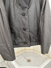 Load image into Gallery viewer, 1980s Issey Miyake Cropped Nylon Cocoon Bomber with Shawl Collar - Size M