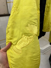 Load image into Gallery viewer, ss1993 Yohji Yamamoto Reversible Blouson with Yellow Lining and Embroidery - Size M