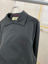 Load image into Gallery viewer, 1990s World Wide Web Light Cotton Black Logo Pullover Polo - Size M