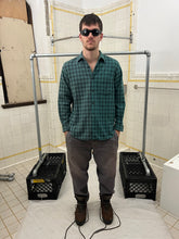 Load image into Gallery viewer, 2000 Comme des Garcons Homme Split Plaid Flannel Shirt - Size M