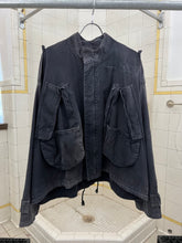 Load image into Gallery viewer, 1980s Katharine Hamnett Wide Faded Black Cargo Jacket - SIze OS