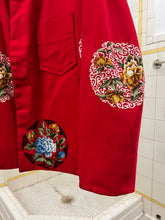 Load image into Gallery viewer, ss1996 Yohji Yamamoto Floral Red Work Jacket - Size M
