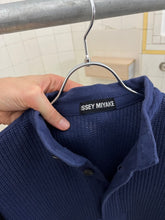 Load image into Gallery viewer, 1990s Issey Miyake Quarter Button Sweater with Twill Trim - Size M