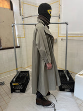 Load image into Gallery viewer, 1980s Katharine Hamnett Padded Iridescent Double Breasted Trench Coat - Size M