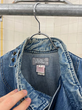 Load image into Gallery viewer, 1980s Marithe Francois Girbaud Light Wash Double Closure Denim Jacket - Size M