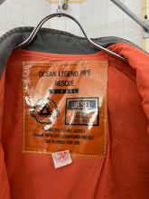 Load image into Gallery viewer, 1980s Diesel Grey Protective Shark Vest with Trim - Size L