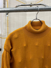 Load image into Gallery viewer, 1980s Issey Miyake Yellow 3D Knit Sweater - Size M