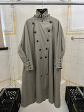 Load image into Gallery viewer, 1980s Katharine Hamnett Padded Iridescent Double Breasted Trench Coat - Size M
