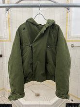 Load image into Gallery viewer, 1980s Katharine Hamnett Padded Canvas Double Breasted Bomber with Packable Hood - Size OS