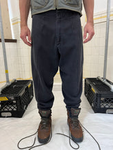 Load image into Gallery viewer, 1980s Katharine Hamnett Black Center Seamed Tapered Trousers - Size L