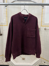 Load image into Gallery viewer, 1980s Issey Miyake Red Henley Sweater - Size M