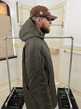 Load image into Gallery viewer, 2000s Mandarina Duck Green Metallic Hooded Matrix Jacket - Size XL