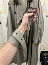Load image into Gallery viewer, 1980s Katharine Hamnett Padded Iridescent Double Breasted Trench Coat - Size M