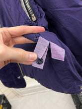 Load image into Gallery viewer, 1990s Armani Modular Hunting Jacket with Purple Corduroy Base and Red Quilted Nylon Sleeves - Size L