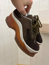 Load image into Gallery viewer, ss1998 Issey Miyake Futuristic Amber Platform Low Trainers - Size 7 US (23.5cm)