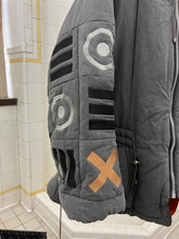 Load image into Gallery viewer, 1990s Issey Miyake Hooded Puffer Coat with Embroidered Sleeves - Size L