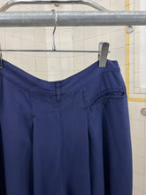 Load image into Gallery viewer, 1980s Marithe Francois Girbaud Purple Suit Trousers with Asymmetric Belt Closure - Size L