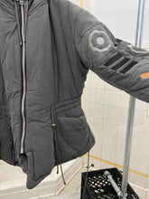 Load image into Gallery viewer, 1990s Issey Miyake Hooded Puffer Coat with Embroidered Sleeves - Size L