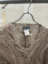Load image into Gallery viewer, ss1996 Yohji Yamamoto Woven Cableknit Sweater - Size XL