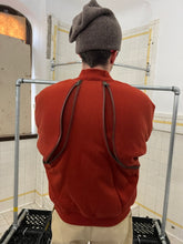 Load image into Gallery viewer, 1980s Issey Miyake Burnt Orange Dual Backzip Bomber Jacket with Asymmetric Closure - Size XL